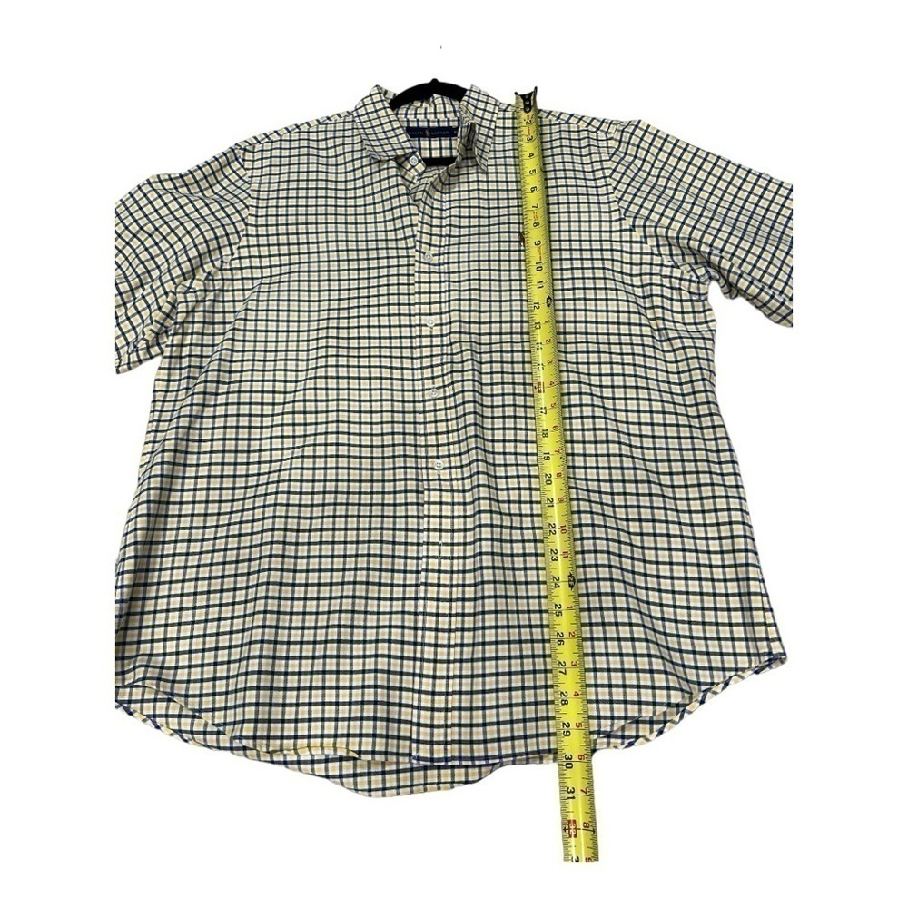 Polo Ralph Lauren Mens XL Shirt Stanton Classic Fit Blue Yellow Plaid - Picture 5 of 13